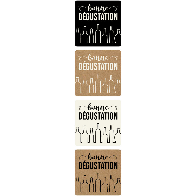 Rouleau de 500 étiquettes "dégustation" - Grossiste pour les professionnels Rouleau de 500 étiquettes "dégustation" - Grossiste pour les professionnels