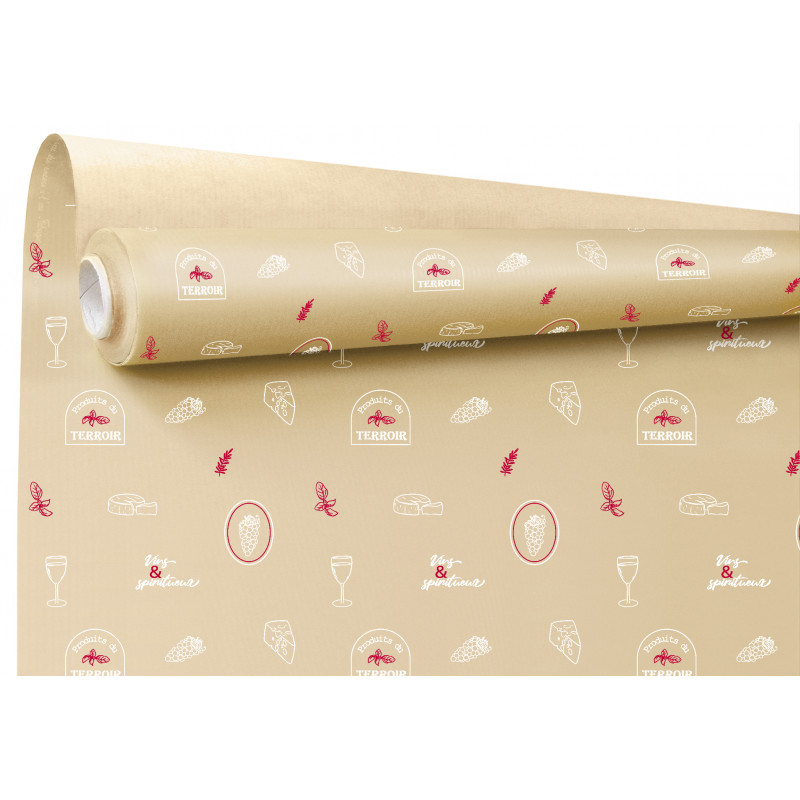 Rouleau de papier cadeau kraft - Grossiste pour les commerçants