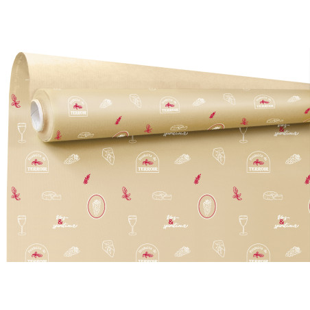Rouleau de papier cadeau kraft - Grossiste pour les commerçants