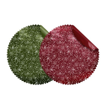 rosace plastique imprimé emballage - grossiste fleuriste