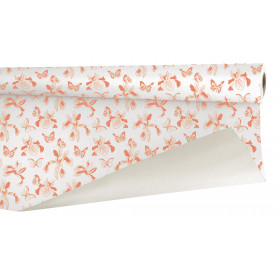 Rouleau de papier betterave imprimé orange - Fournisseur emballage écologique