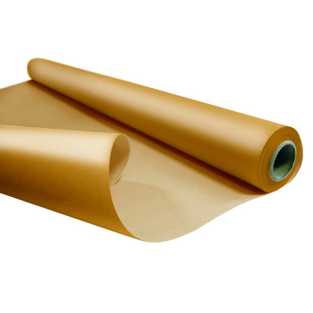 Rouleau de kraft brun métallisé - Fournisseur emballage