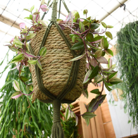 Macrame tissu H. 90cm vannerie grossiste décoration fleuriste