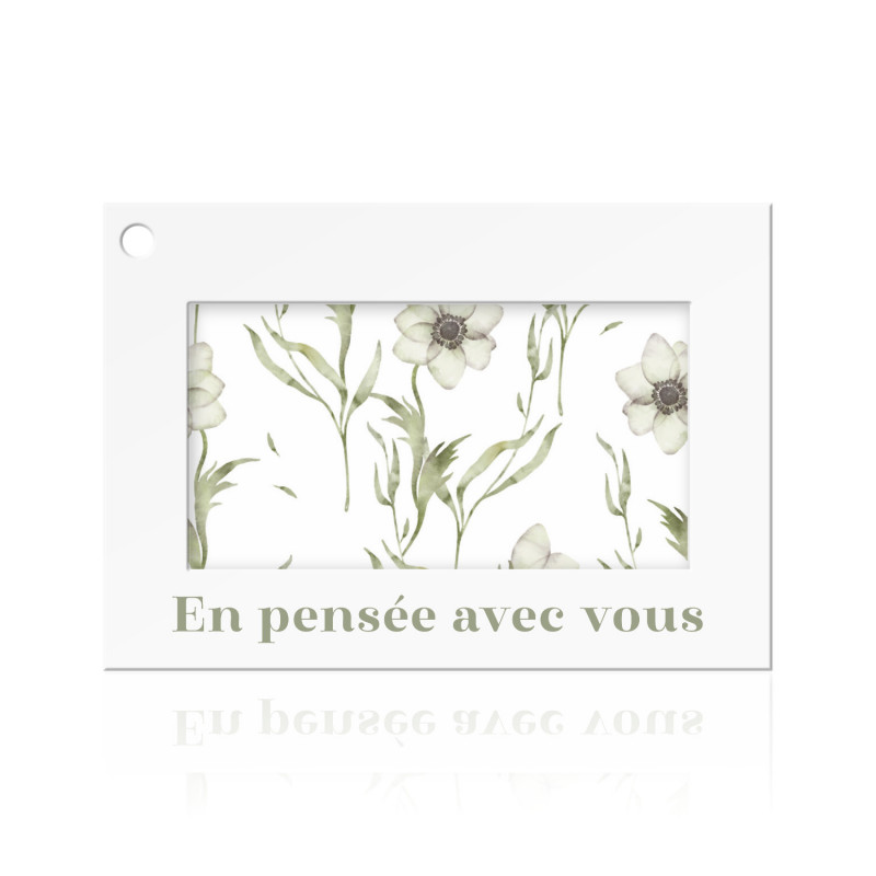 Paquet de 10 cartes + enveloppes "en pensée avec vous" - Gamme Colora - Grossiste Paquet de 10 cartes + enveloppes "en pensée avec vous" - Gamme Colora - Grossiste