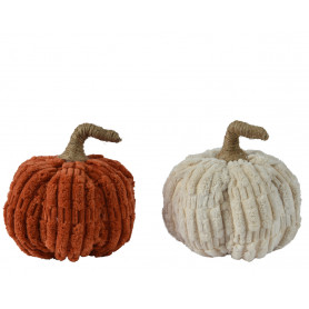 Citrouille en tissu - Décoration halloween pour professionnels