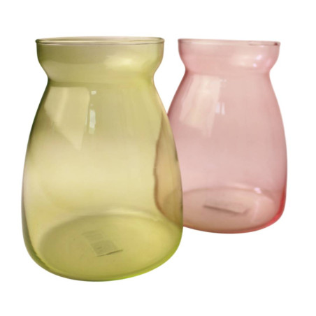 Vase en verre D. 11 x H. 15cm - Natura - Contenants - Grossiste