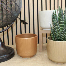 Cache-pot à motif - assortiment de couleurs - Grossiste en fleuristerie et jardinerie