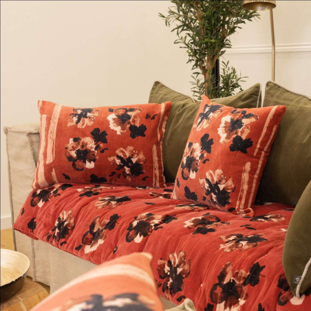 Coussin 60x45cm modèle Aquarelle - Grossiste de déco
