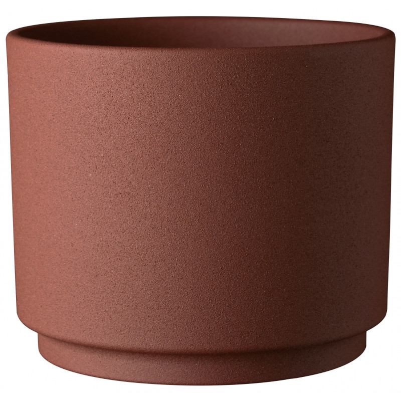 Cache-pot en céramique rouge brique - Grossiste en céramique
