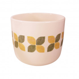Cache-pot en céramique à motifs colorés - Grossiste fleuristes jardineries