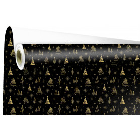 Rouleau de papier cadeaux noir - Fournisseur d'emballage pour Noel