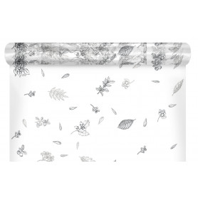 Rouleau de polypro souvenirs gris emballage noël