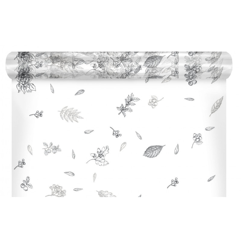 Rouleau de polypro souvenirs gris emballage noël Rouleau de polypro souvenirs gris emballage noël