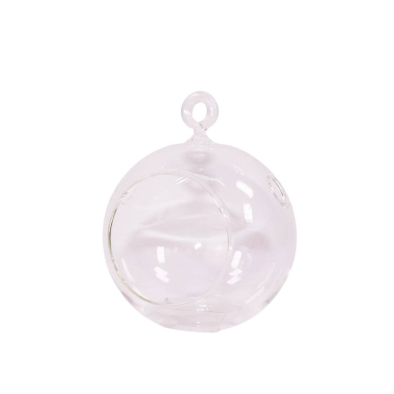 Vase boule en verre - Grossiste décoration composition tendance fleurs