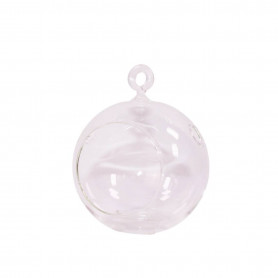 Boule ovale à suspendre 8cm Eliot - verrerie grossiste
