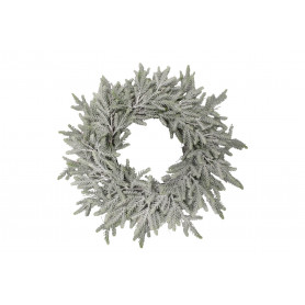 Couronne de sapin enneigé - Grossiste en décoration de Noël