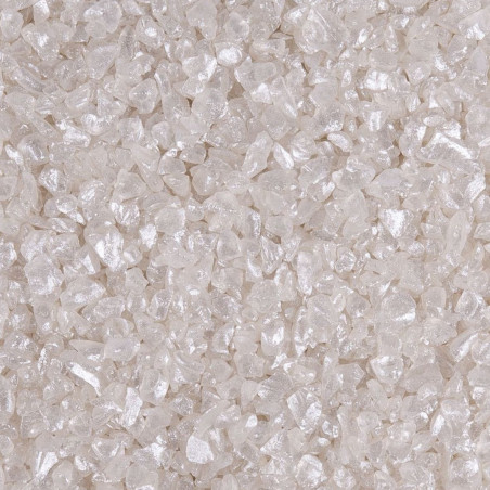 Seau de 2.5L de pierre de verre 2-4mm 3 couleurs