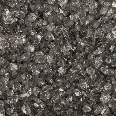 Seau de 2.5L de pierre de verre 2-4mm 3 couleurs