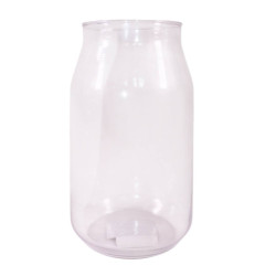 Vase en verre transparent - Milk - grossiste verrerie