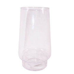 Vase en verre transparent - Enora - grossiste verrerie