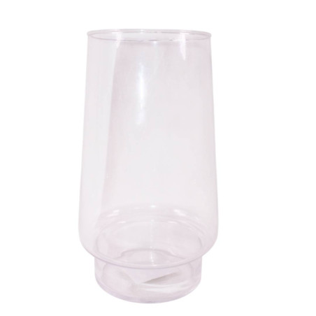 Vase en verre transparent - Enora - grossiste verrerie