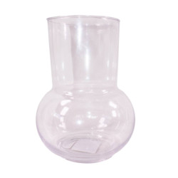 Vase en verre transparent - Bulbea - grossiste verrerie