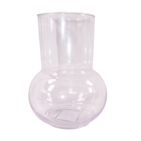 Vase en verre transparent - Bulbea - grossiste verrerie