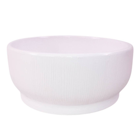 Coupe blanc brillant 2 tailles - Grossiste fleuriste et jardinerie