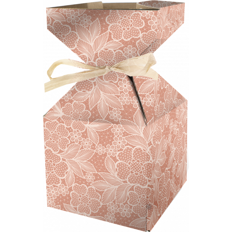 Vase réserve d'eau kraft recyclé - Matériel fleuriste déco tendance