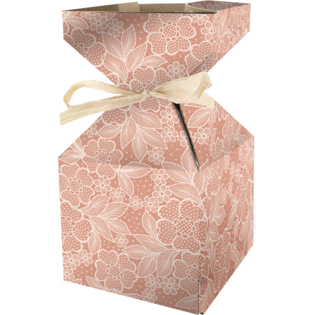 Vase réserve d'eau kraft recyclé - Matériel fleuriste déco tendance