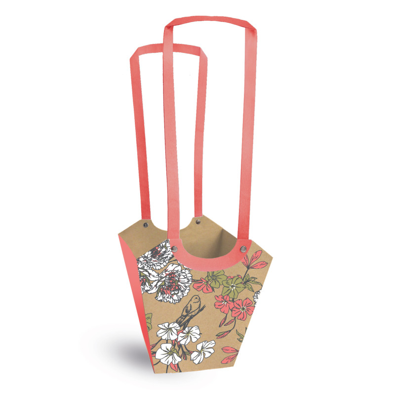 Paquet de 10 sacs aqua médium 3 modèles - Birdy - Grossiste fleuriste