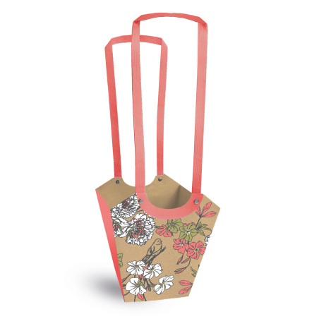Paquet de 10 sacs aqua médium 3 modèles - Birdy - Grossiste fleuriste