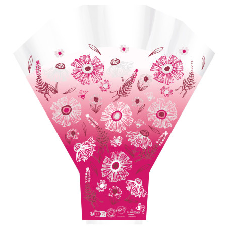 Paquet de 50 housses à bouquet Amalfi - Grossiste pour fleuriste