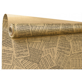 Rouleau de kraft imprimé 0.80x40M Recital - grossiste