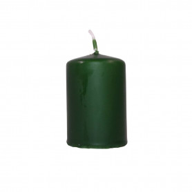 Boite de 12 bougies cylindres plusieurs couleurs - grossiste décoration