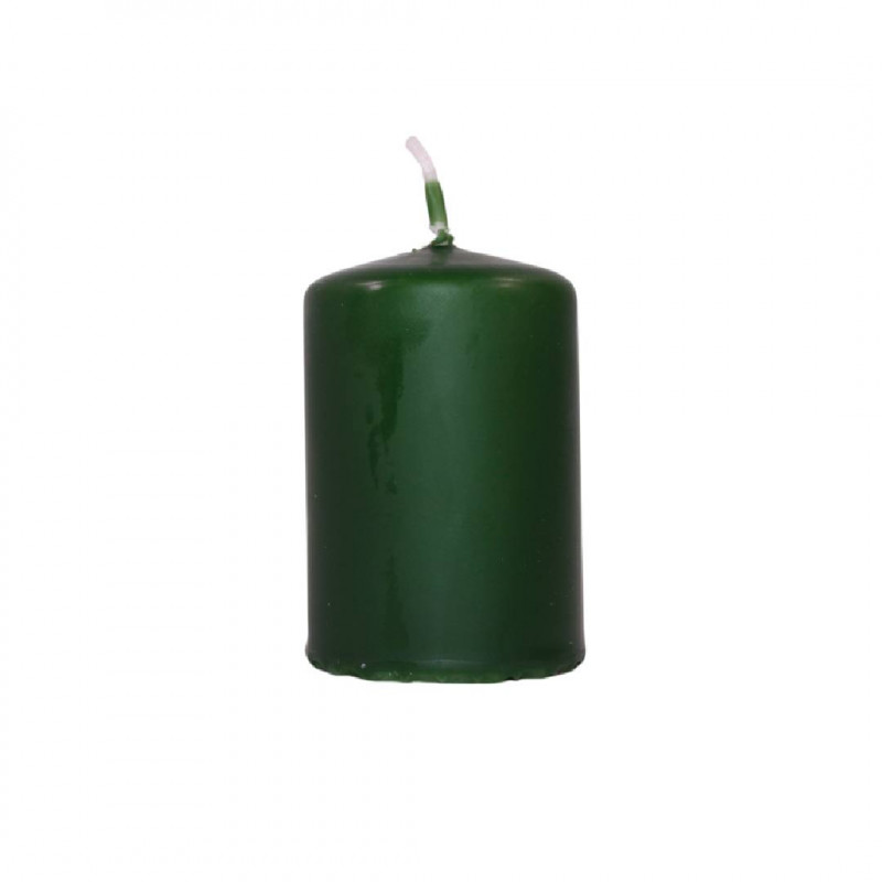 Boite de 12 bougies cylindres plusieurs couleurs - grossiste décoration