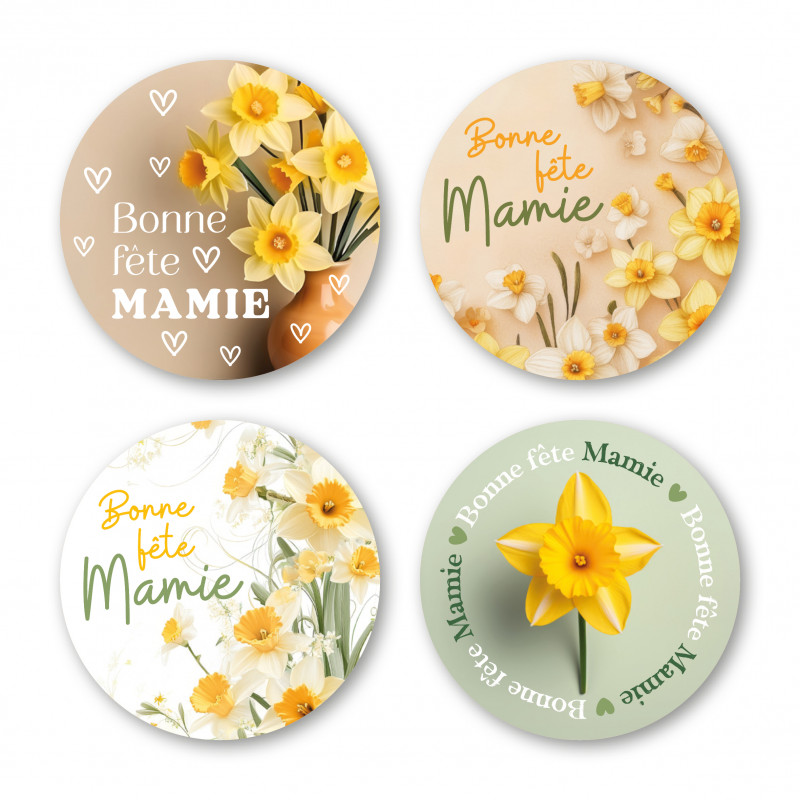 etiquette fête des grands mères - grossiste emballage