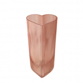 Vase en verre forme cœur - Grossiste fleuriste