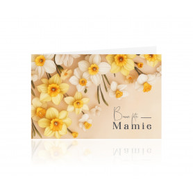 Paquet de 10 cartes double "mamie" - Grossiste cartes de circonstance