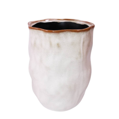 Vase crème 2 tailles - Syléa - Grossiste fleuriste