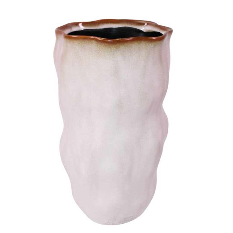 Vase crème 2 tailles - Syléa - Grossiste fleuriste