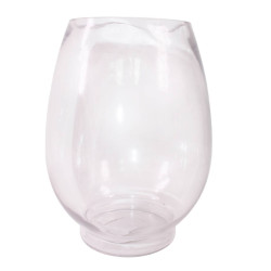 Vase en verre transparent - Fourniture fleuriste