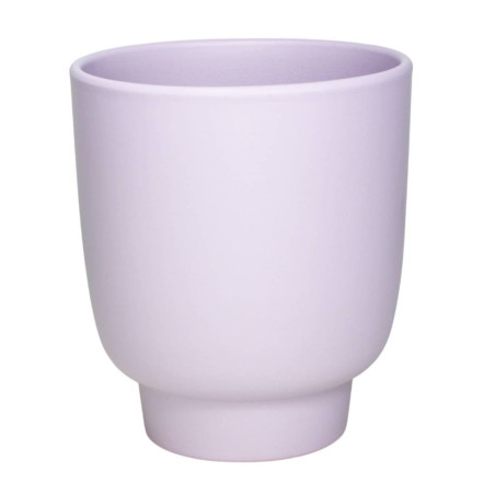 Cache-pot blanc céramique contenant grossiste fleuriste