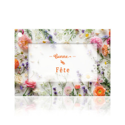 Paquet de 10 cartes "Bonne fête"- Fleur de fleur - Grossiste fleuriste - Carterie
