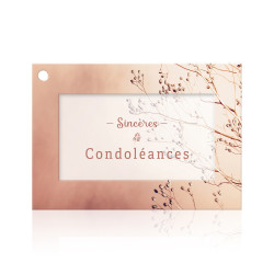 Paquet de 10 cartes "Condoléances"- Fleur de fleur - Grossiste fleuriste - Carterie