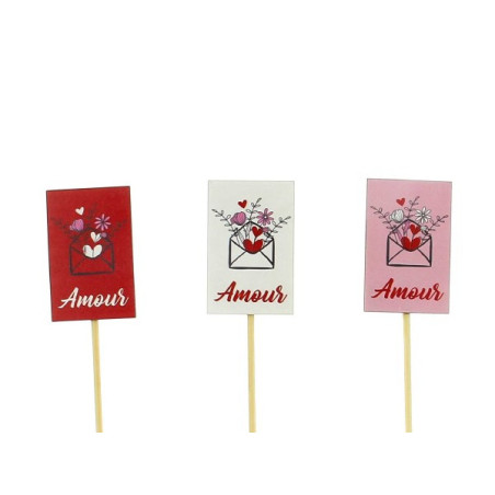 Sachet de 12 pics "amour" - Cora - grossiste décoration