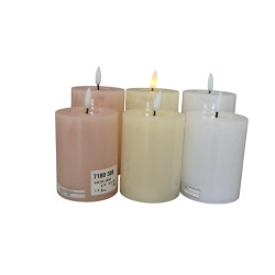 Bougies led colorés pastel - Fournisseur de bougies