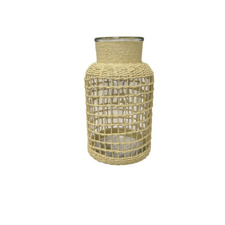 Vase en verre et papier - Grossiste verrerie