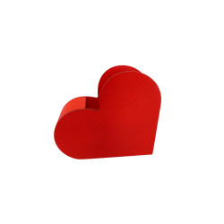 Boite cœur rouge - grossiste saint valentin