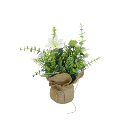 Bonsai en tissu avec sac - Grossiste plante artificielle